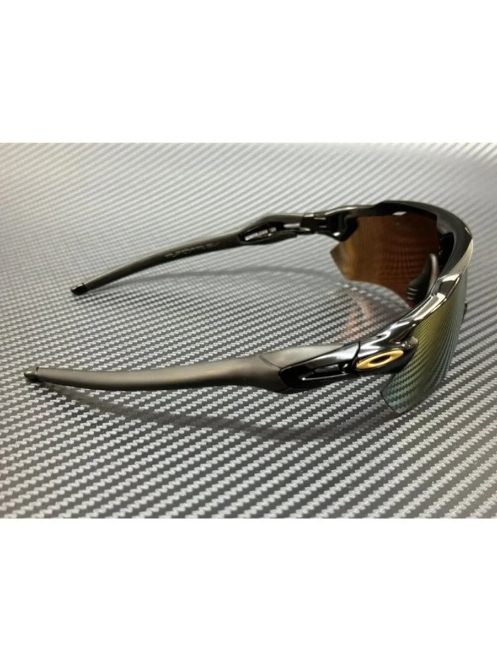 New Oakley Men Polished Black Sunglasses 38-28-128
